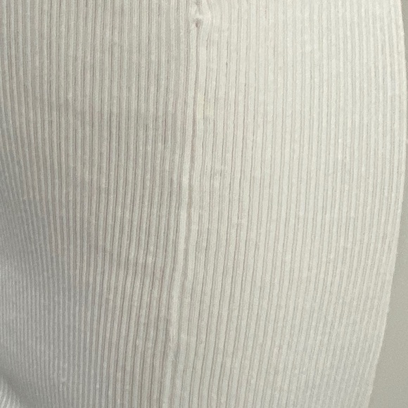 DOTS White Knit Asymmetrical Belted Sweater M - Picture 8 of 16